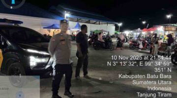 Polsek Labuhan Ruku Perkuat Pengamanan Malam, Gencarkan Patroli untuk Cegah Kriminalitas di Tanjung Tiram