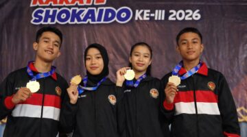 Atlet Karo Meledak di Kejurnas Shokaido 2026, Borong 2 Emas untuk Sumut di Lampung