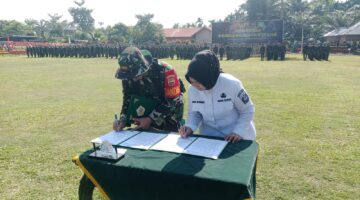 TMMD 128 Langkat Resmi Dibuka, 1,5 Km Jalan Desa Pasar Rawa Dibangun dan 5 Sumur Bor Disiapkan