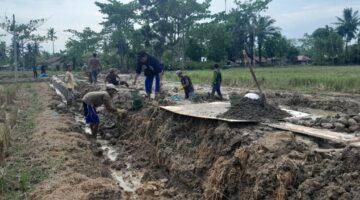 TMMD 128 Langkat Genjot Jalan Desa, Akses 1,5 Km Penghubung Tiga Dusun Mulai Terbentuk