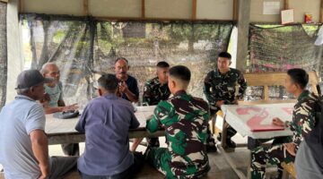 TMMD 128 Langkat Humanis, Satgas Ajak Warga Bijak Bermedsos dan Jaga Kamtibmas