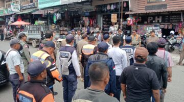 Penertiban Pasar Berastagi Diperketat, Pedagang Liar Diberi Teguran Tegas