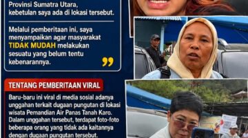 Klarifikasi Tegas! Lia Hambali Bantah Terlibat Dugaan Pungutan di Air Panas Tanah Karo