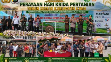 Hari Krida Pertanian 2026 Meriah, Polres Karo Pastikan Ribuan Peserta Aman dan Nyaman