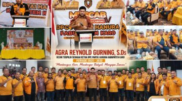 Agra Reynold Gurning Resmi Nahkodai Hanura Karo, Muscab IV Tegaskan Arah Baru Partai