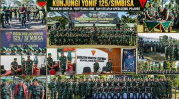 Pangdam I/Bukit Barisan Tekankan Disiplin dan Profesionalisme Saat Kunjungi Yonif 125/Simbisa di Kabanjahe