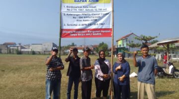 Ahli Waris Ahim Pasang Plang Kepemilikan di Tanah Lapang Sukarame, Sengketa Lahan di Desa Ciptaharja Kembali Mencuat