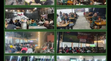 Delapan Besar Piala Dunia 2026,Kodim 0201/Medan Gelar Nobar Serentak di 34 Lokasi, Warga dan TNI Semakin Kompak