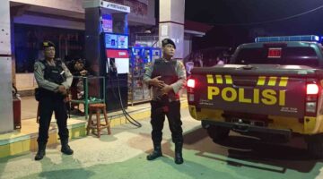 Sat Samapta Polres Batu Bara Laksanakan Patroli Rutin Roda-4 Malam Hari – Cek Persedian BBM di Lima SPBU, Kamtibmas Aman Kondusif