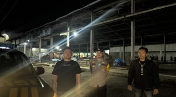 Polsek Talawi Patroli Malam KRYD, Jaga Rasa Aman Di Kawasan Pelabuhan Dan Pasar