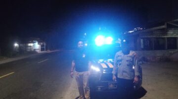 Patroli Subuh Polsek Air Putih, Kawal Perbatasan Desa Pelanggiran–Laut Tador Cegah Balap Liar, Begal & 3C