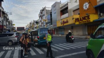 Pos Padat Pagi Jumat, Sat Lantas Pematangsiantar Kawal 35 Titik Rawan Kepadatan Lalu Lintas   