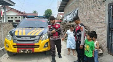Patroli Rutin Roda-4 Sat Samapta Polres Batu Bara Sisir Perumnas & Simpang Dolok, Cegah 3C & Kejahatan Jalanan