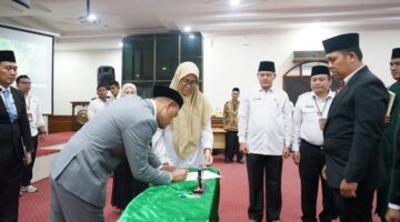 Wali Kota Tanjungbalai Lantik 14 Pejabat Administrator, Pengawas dan Pejabat Fungsional
