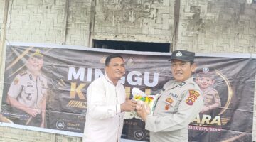 Minggu Kasih, Polres Batu Bara dan Jajaran Berbagi Sembako kepada Masyarakat