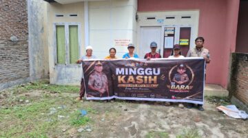 Satresnarkoba Polres Batu Bara Gelar Minggu Kasih, Salurkan Sembako dan Edukasi Bahaya Narkoba