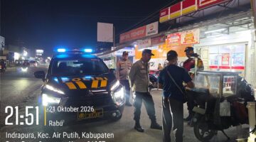 Polres Batu Bara Gelar Patroli KRYD, Antisipasi Balap Liar hingga Kejahatan Jalanan
