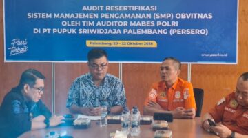 Tim Audit Baharkam Polri Tuntaskan Resertifikasi Sistem Manajemen Pengamanan di PT Pupuk Sriwidjaja Palembang*