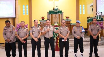 Polres Batu Bara Gelar Minggu Kasih di Gereja HKBP Lima Puluh, Pererat Silaturahmi dengan Jemaat