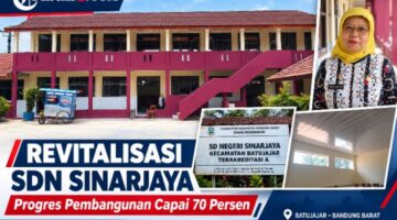 Revitalisasi SDN Sinarjaya Sentuh Anggaran Rp1,41 Miliar, 9 Ruang Kelas Disulap Lebih Mewah dan Nyaman